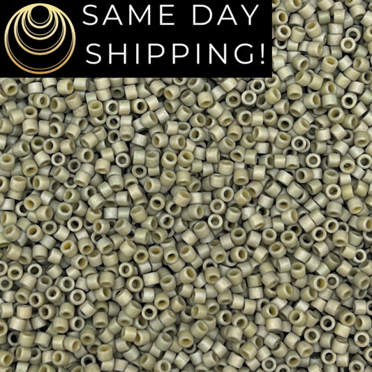 DB2282 11/0 Miyuki Delica Beads Matte Opaque Glazed Cactus