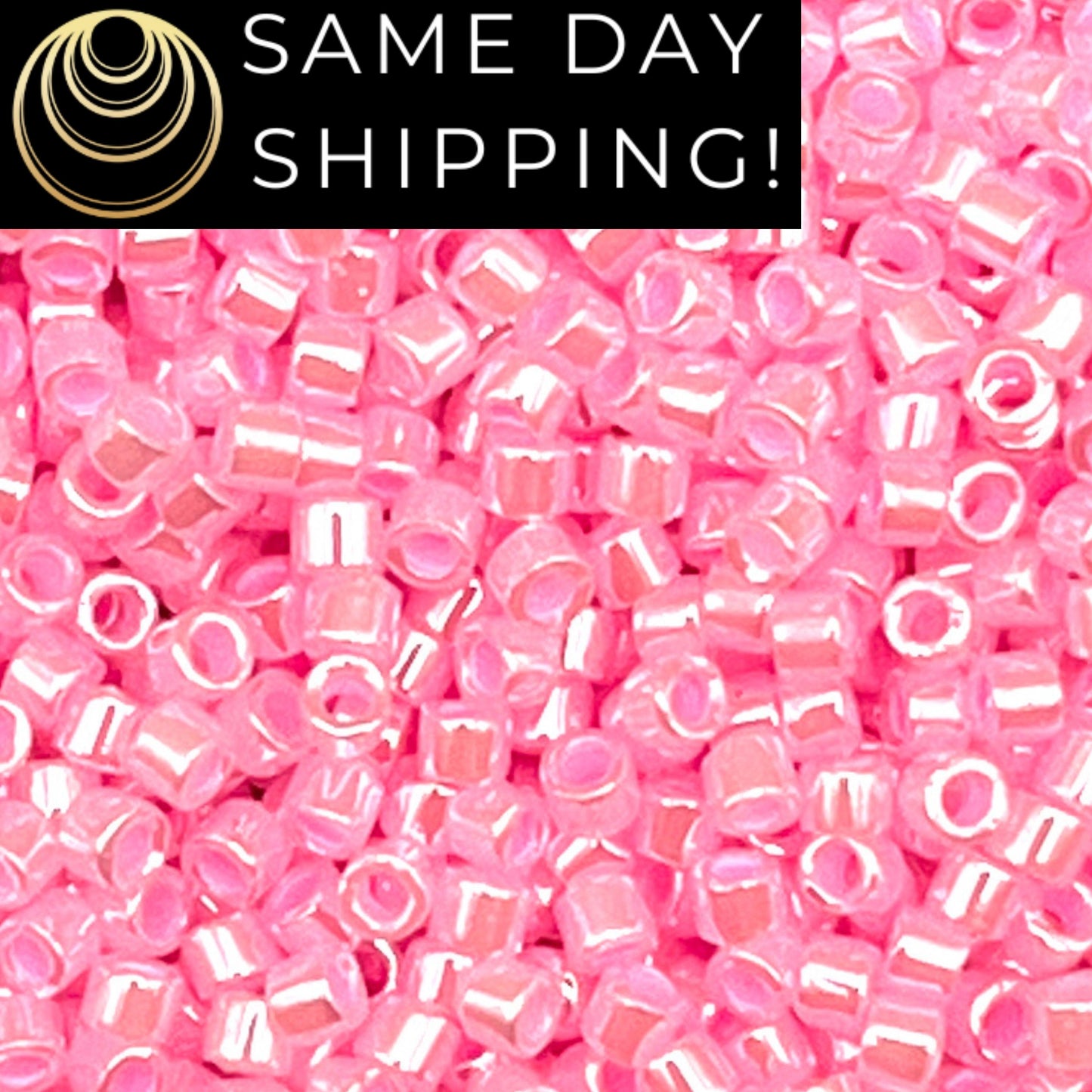 DB0245 11/0 Miyuki Delica Beads Pink Ceylon