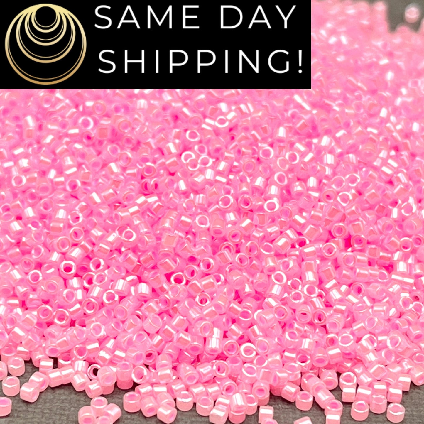 DB0245 11/0 Miyuki Delica Beads Pink Ceylon