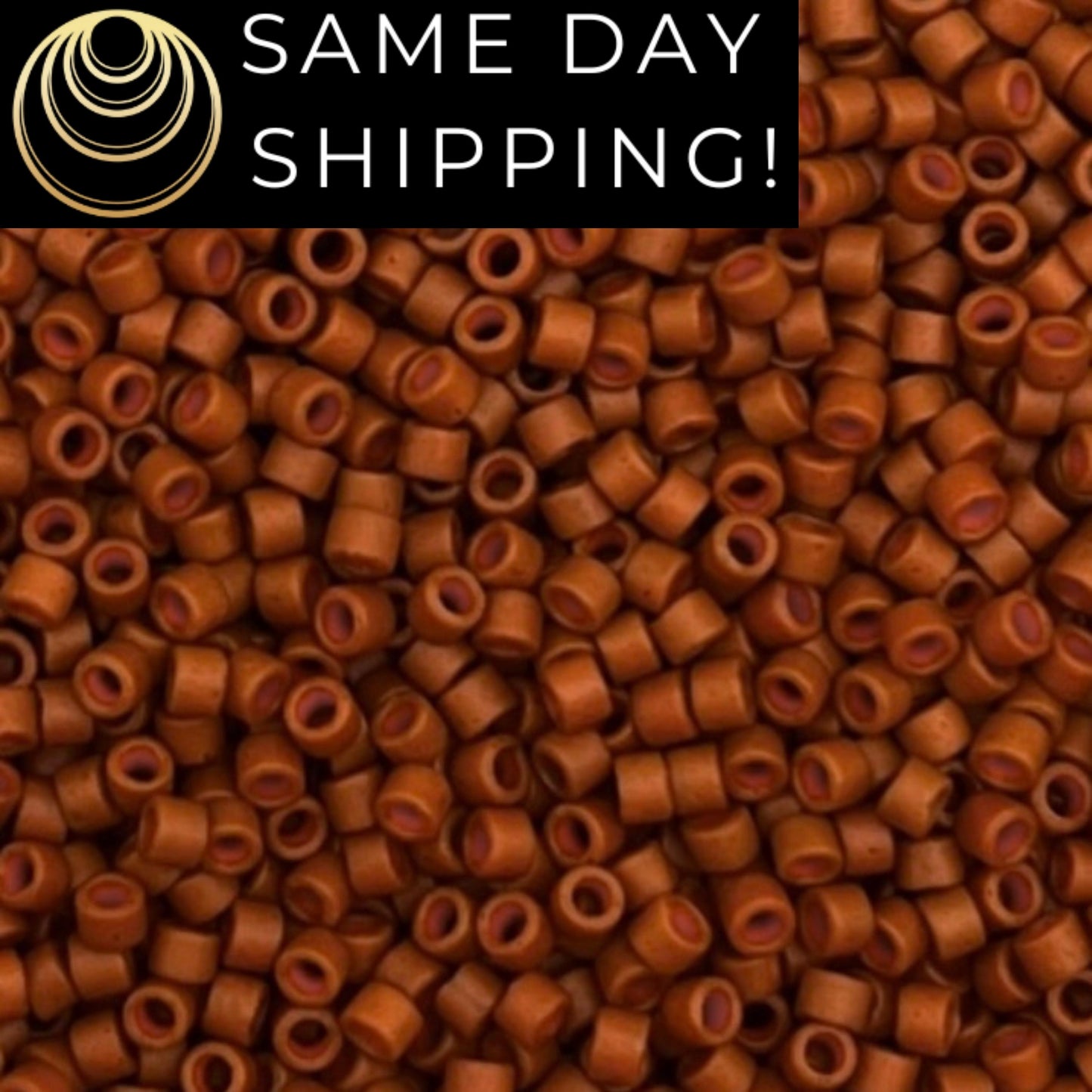 DB0794 11/0 Miyuki Delica Beads Dyed Semi-Matte Opaque Sienna