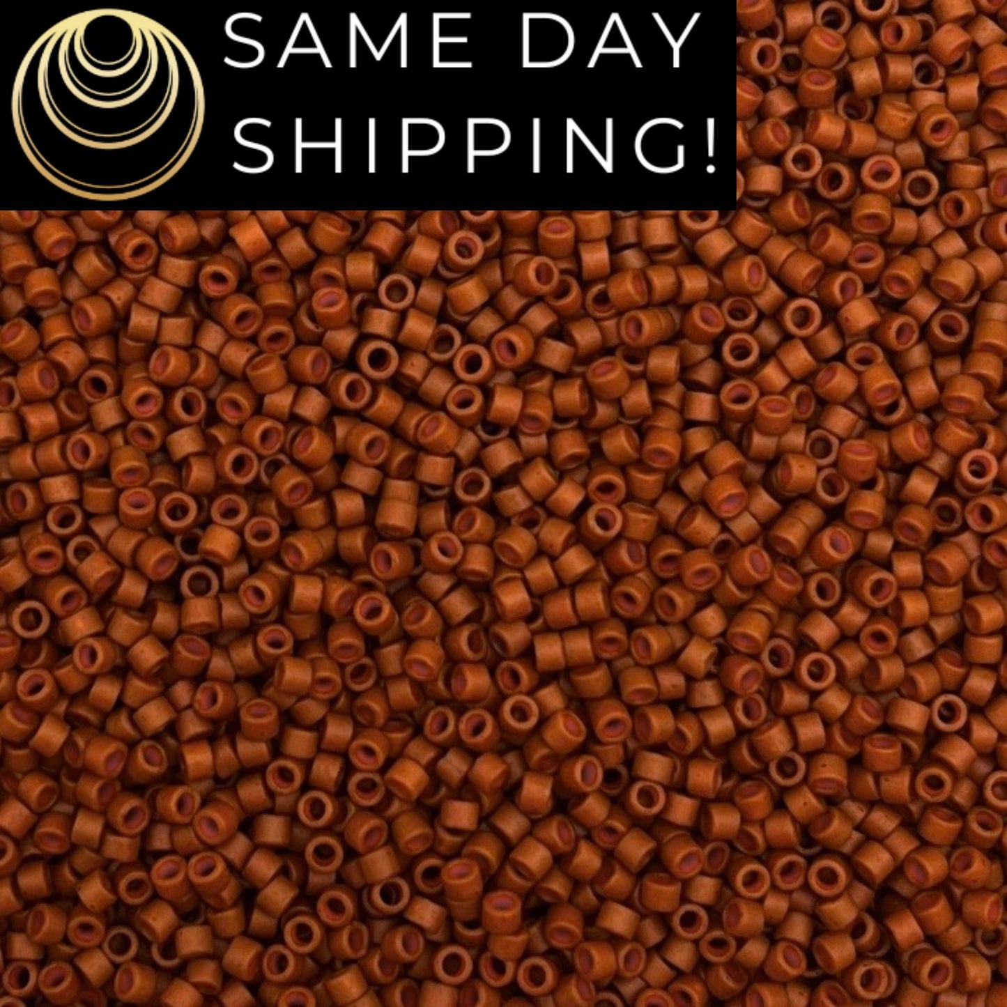 DB0794 11/0 Miyuki Delica Beads Dyed Semi-Matte Opaque Sienna