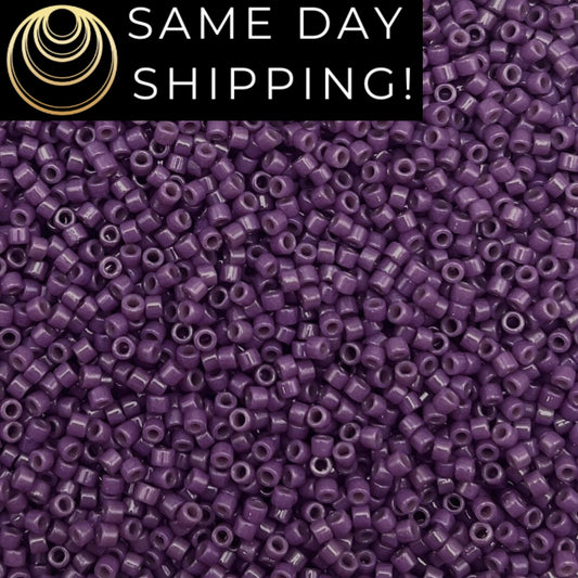 DB2140 11/0 Miyuki Delica Beads Duracoat Opaque Anemone Purple