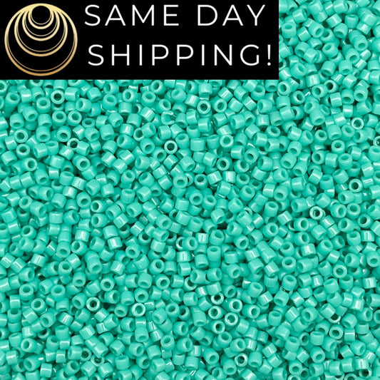 DB0729 11/0 Miyuki Delica Beads Opaque Turquoise