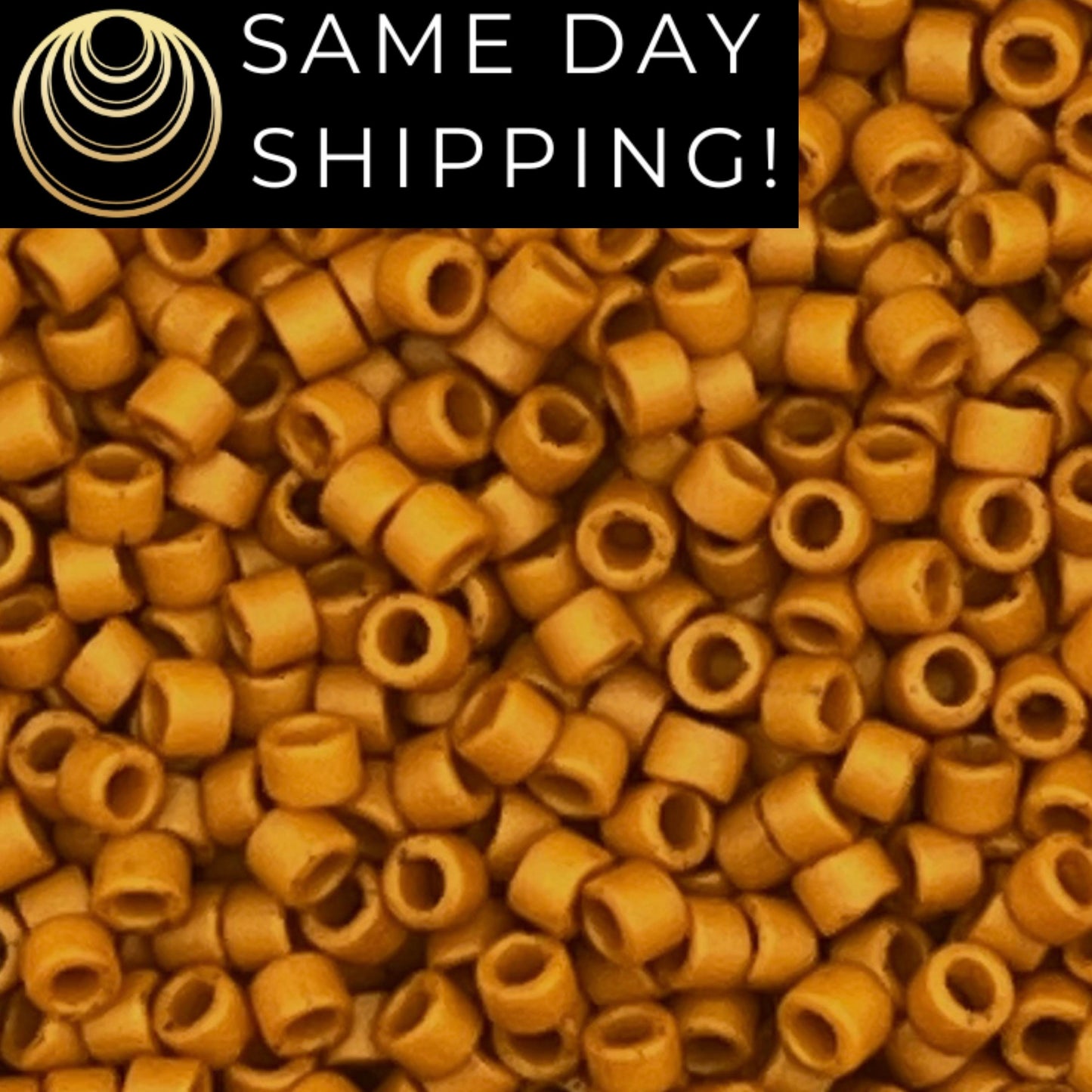 DB2286 SAME DAY SHIPPING! 1-20 Grams Miyuki 11/0 Delica Beads Matte Opaque Glazed Toast -Free Container!