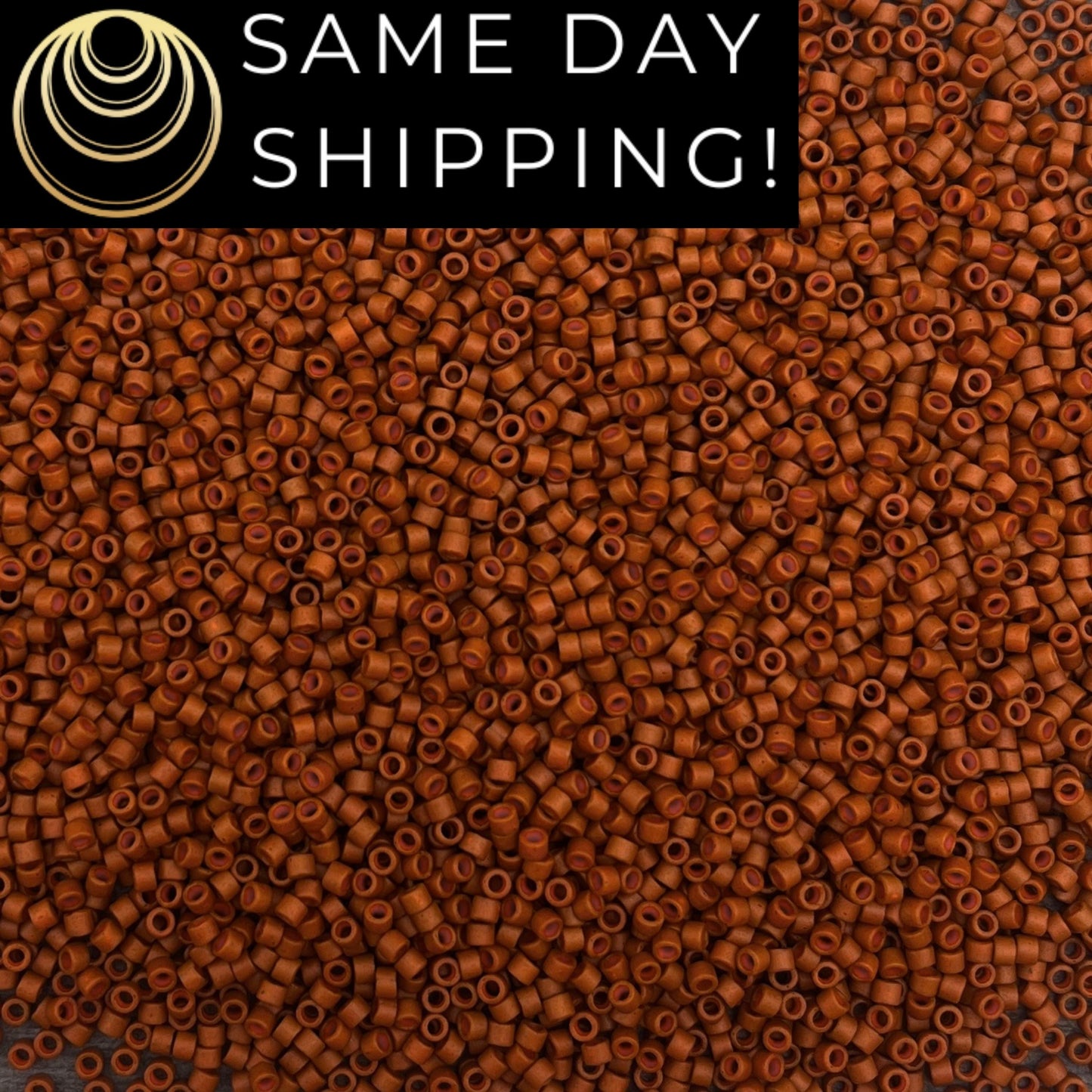 DB0794 11/0 Miyuki Delica Beads Dyed Semi-Matte Opaque Sienna