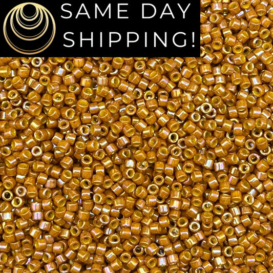 DB2272 SAME DAY SHIPPING! 1-20 Grams Miyuki 11/0 Delica Beads Opaque Glazed Hawthorne -Free Container!