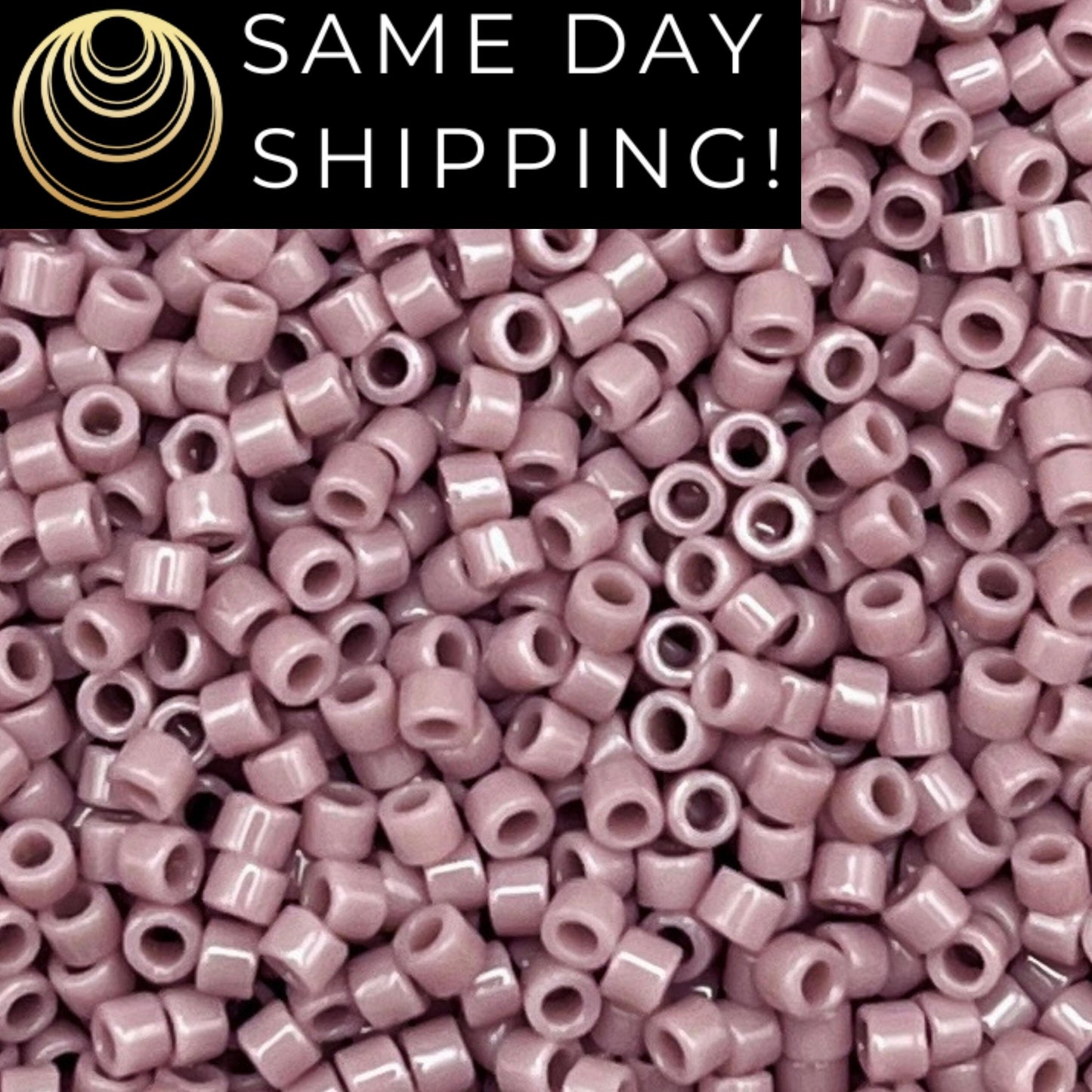 DB0728 11/0 Miyuki Delica Beads Opaque Mauve