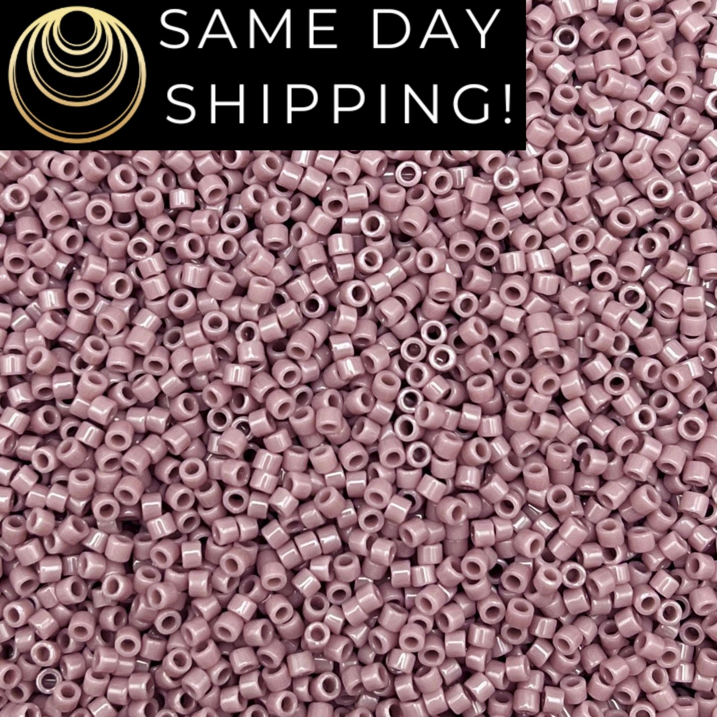 DB0728 11/0 Miyuki Delica Beads Opaque Mauve
