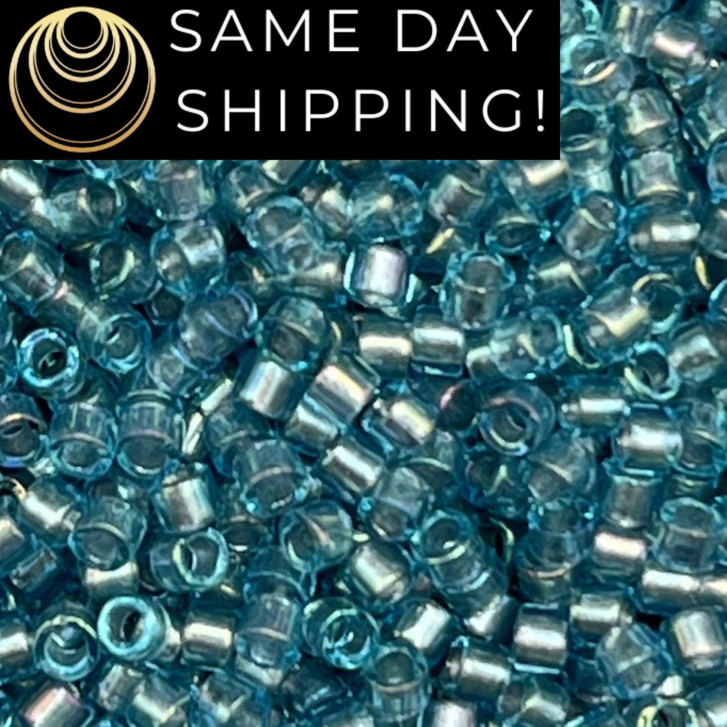 DB2383 SAME DAY SHIPPING! 1-20 Grams Miyuki 11/0 Delica Beads Inside Dyed Dusk-Free Container!