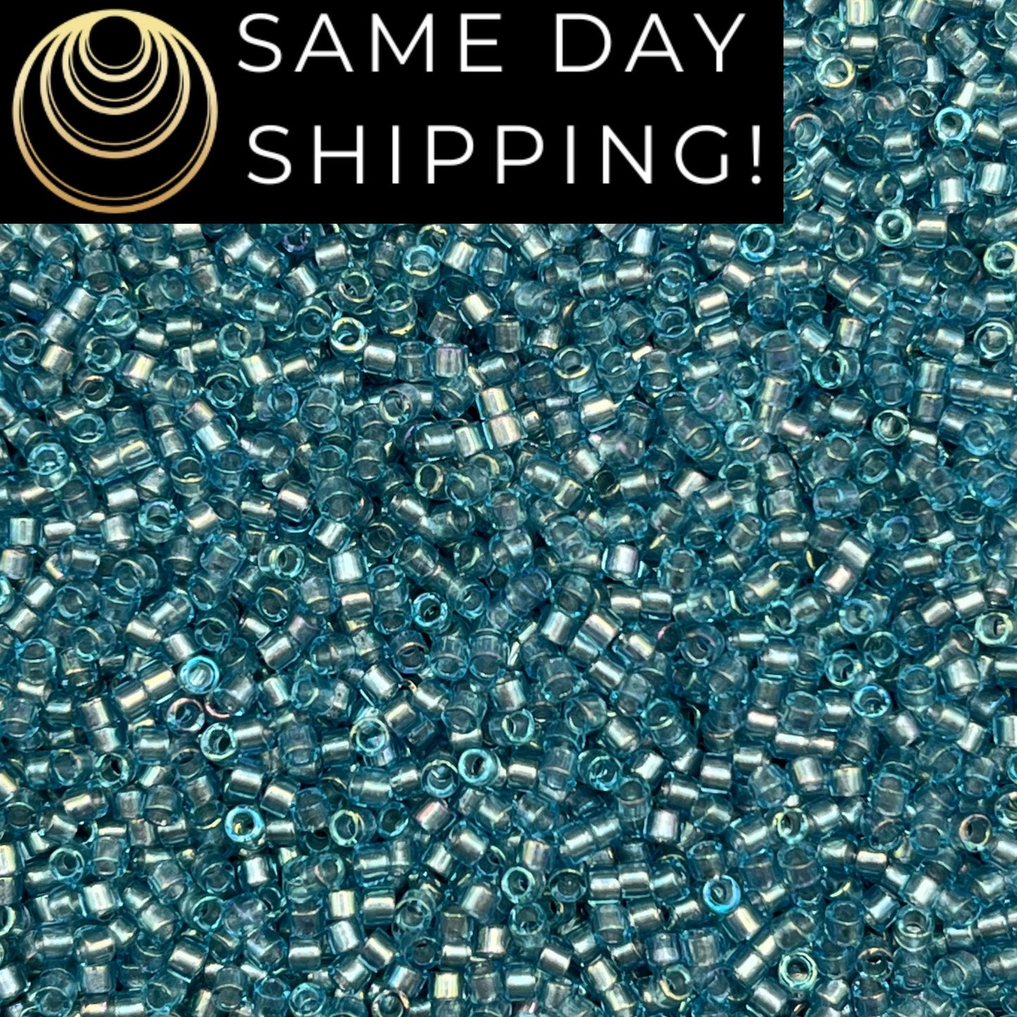 DB2383 SAME DAY SHIPPING! 1-20 Grams Miyuki 11/0 Delica Beads Inside Dyed Dusk-Free Container!