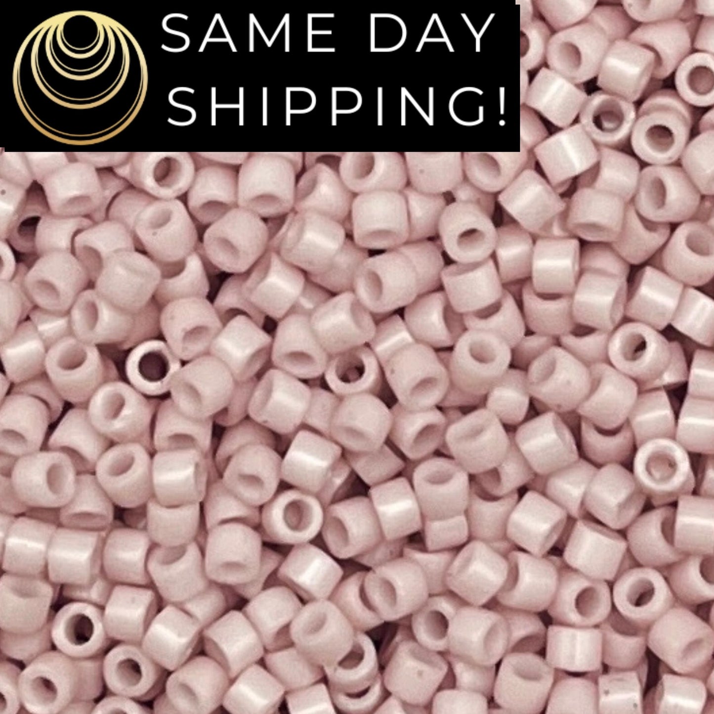 DB1494 11/0 Miyuki Delica Beads Opaque Pale Rose