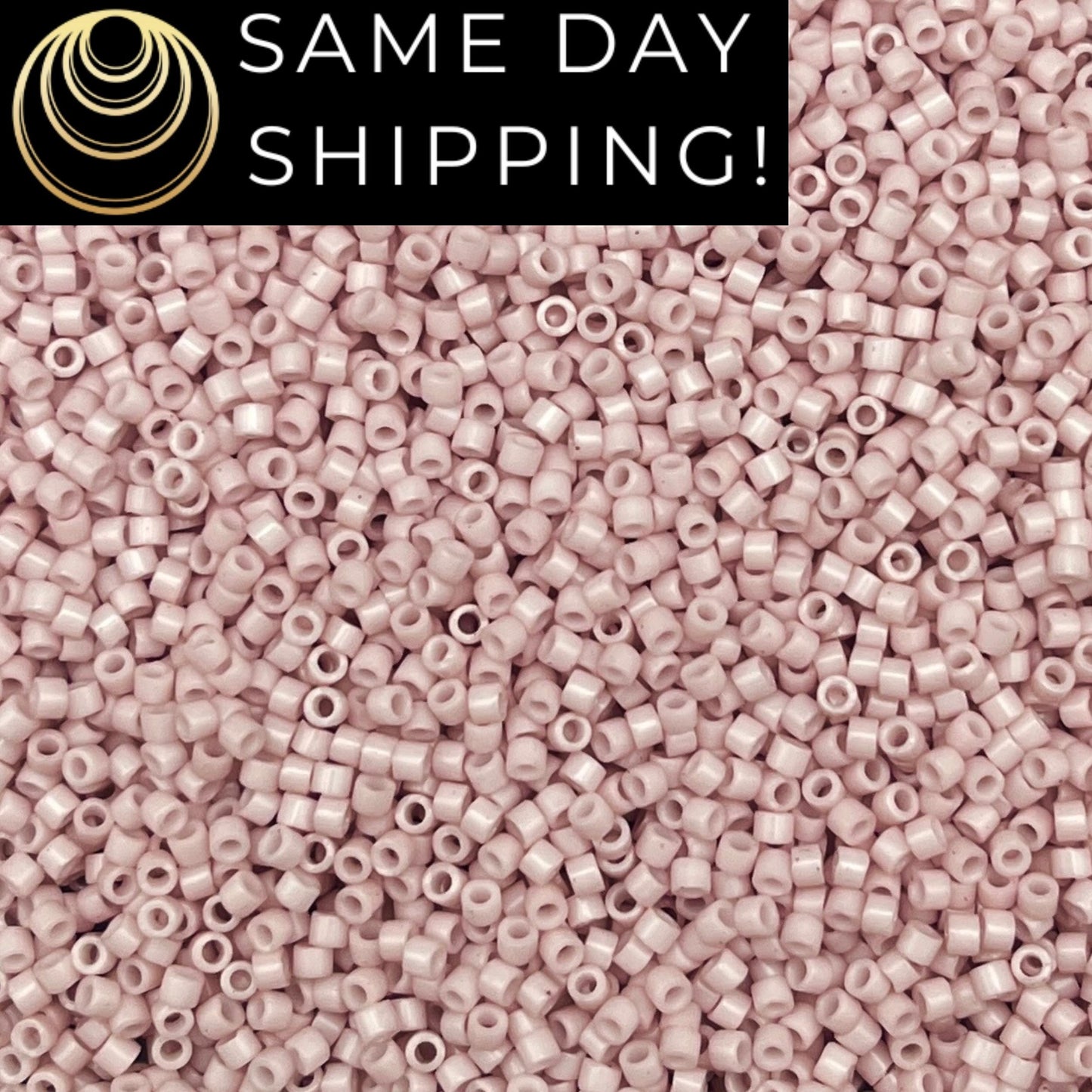 DB1494 11/0 Miyuki Delica Beads Opaque Pale Rose