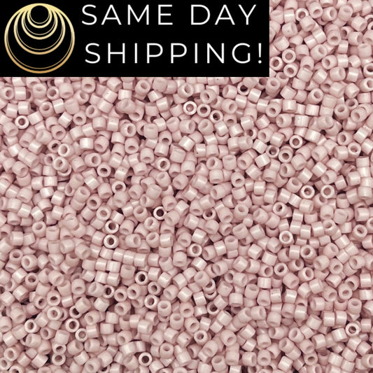 DB1494 11/0 Miyuki Delica Beads Opaque Pale Rose