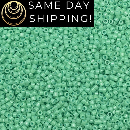 DB2125 11/0 Miyuki Delica Beads Duracoat Opaque Sea Opal