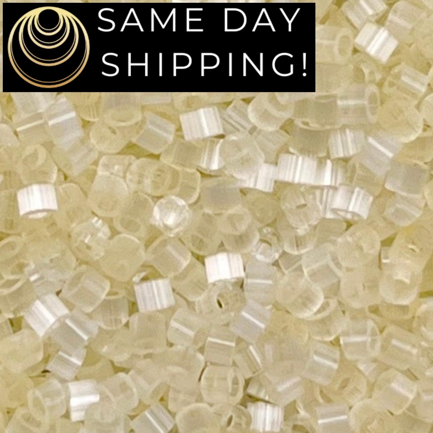 DB0672 11/0 Miyuki Delica Beads Ivory Silk Satin