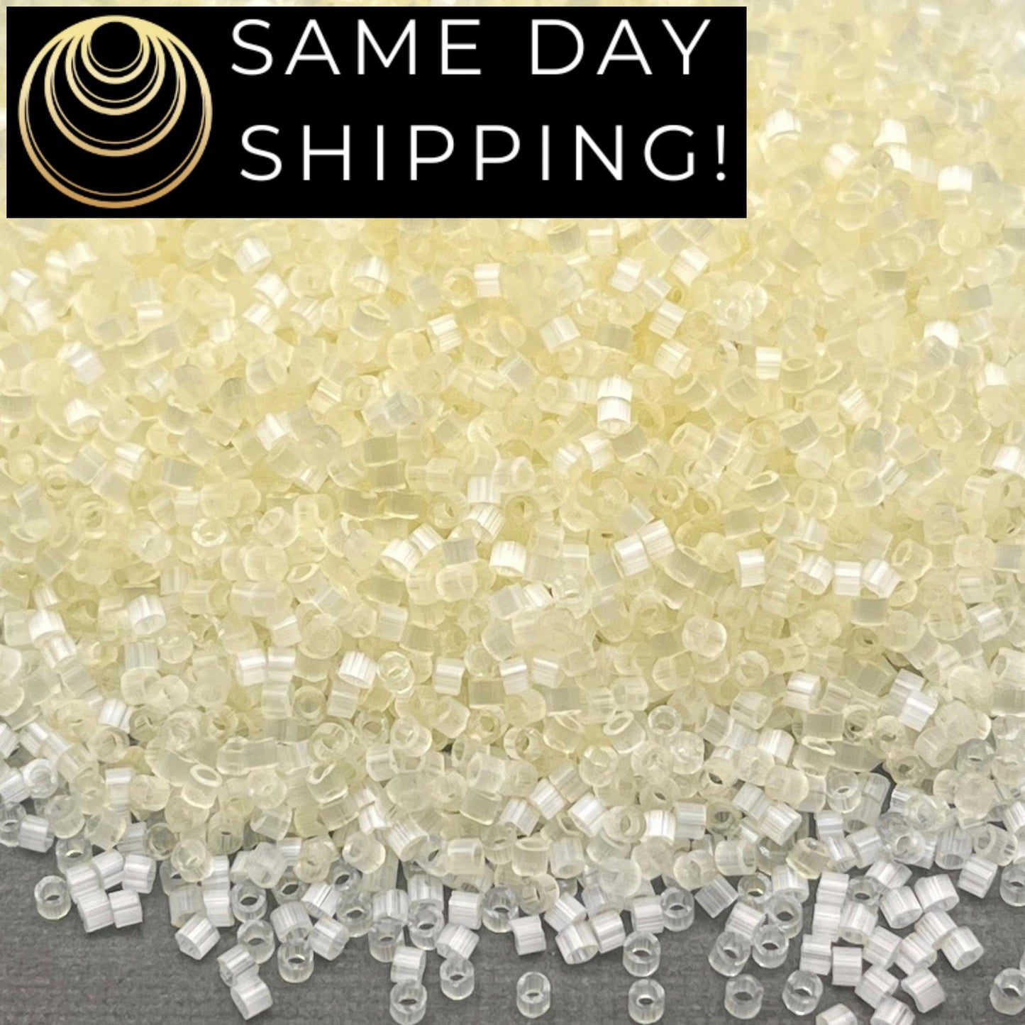 DB0672 11/0 Miyuki Delica Beads Ivory Silk Satin