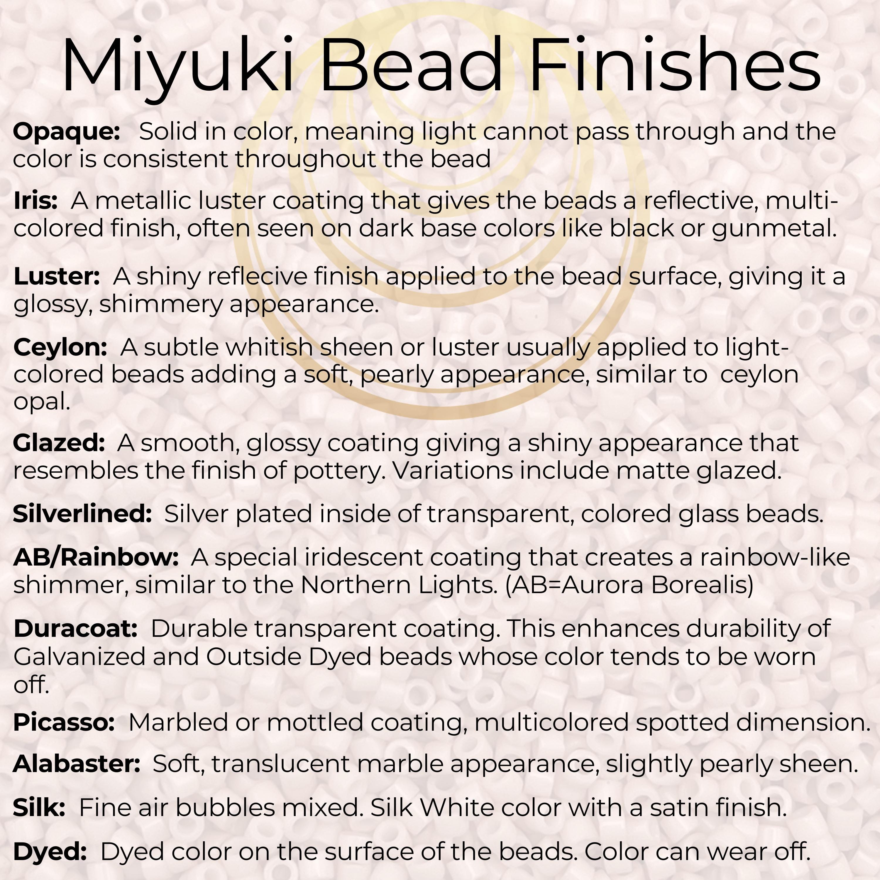 Miyuki Size 11/0 Delica Beads, 2 Color Set DB1282 & DB0868