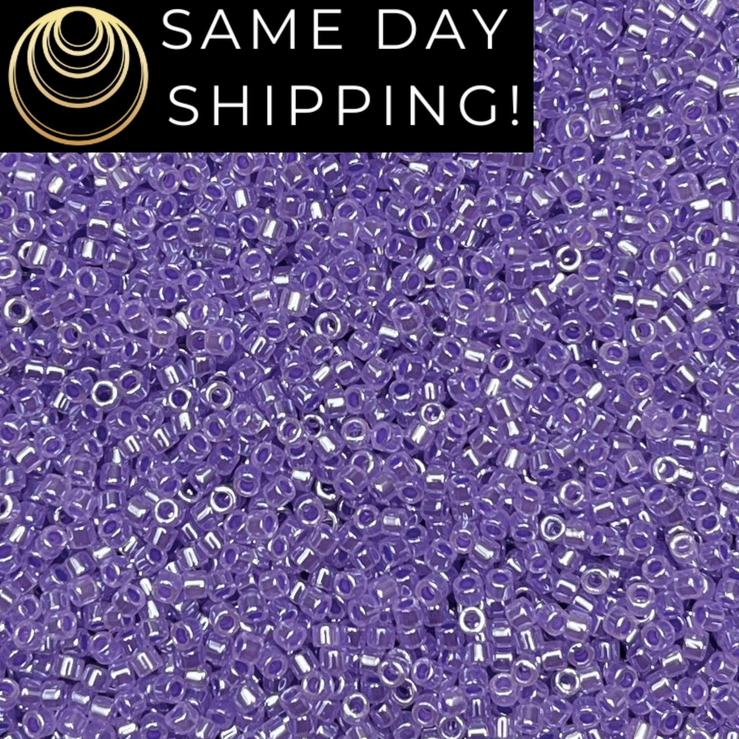 DB0249 11/0 Miyuki Delica Beads Purple Ceylon