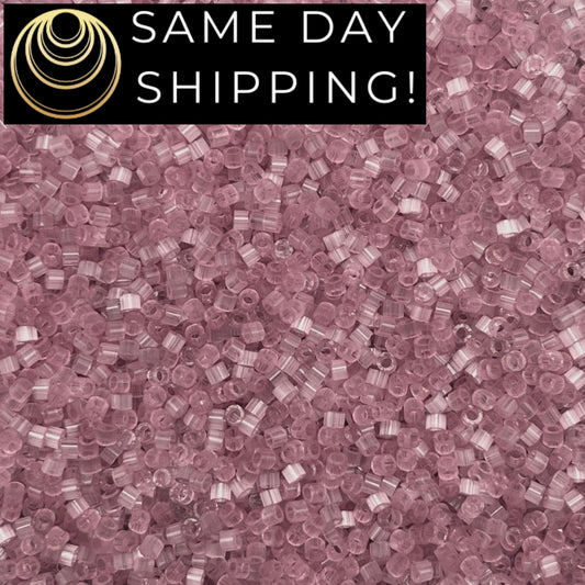 DB678 SAME DAY SHIPPING! 1 Gram up to 20 Grams Miyuki 11/0 Delica Beads Antique Rose Silk Satin DB0678 -Free Container!