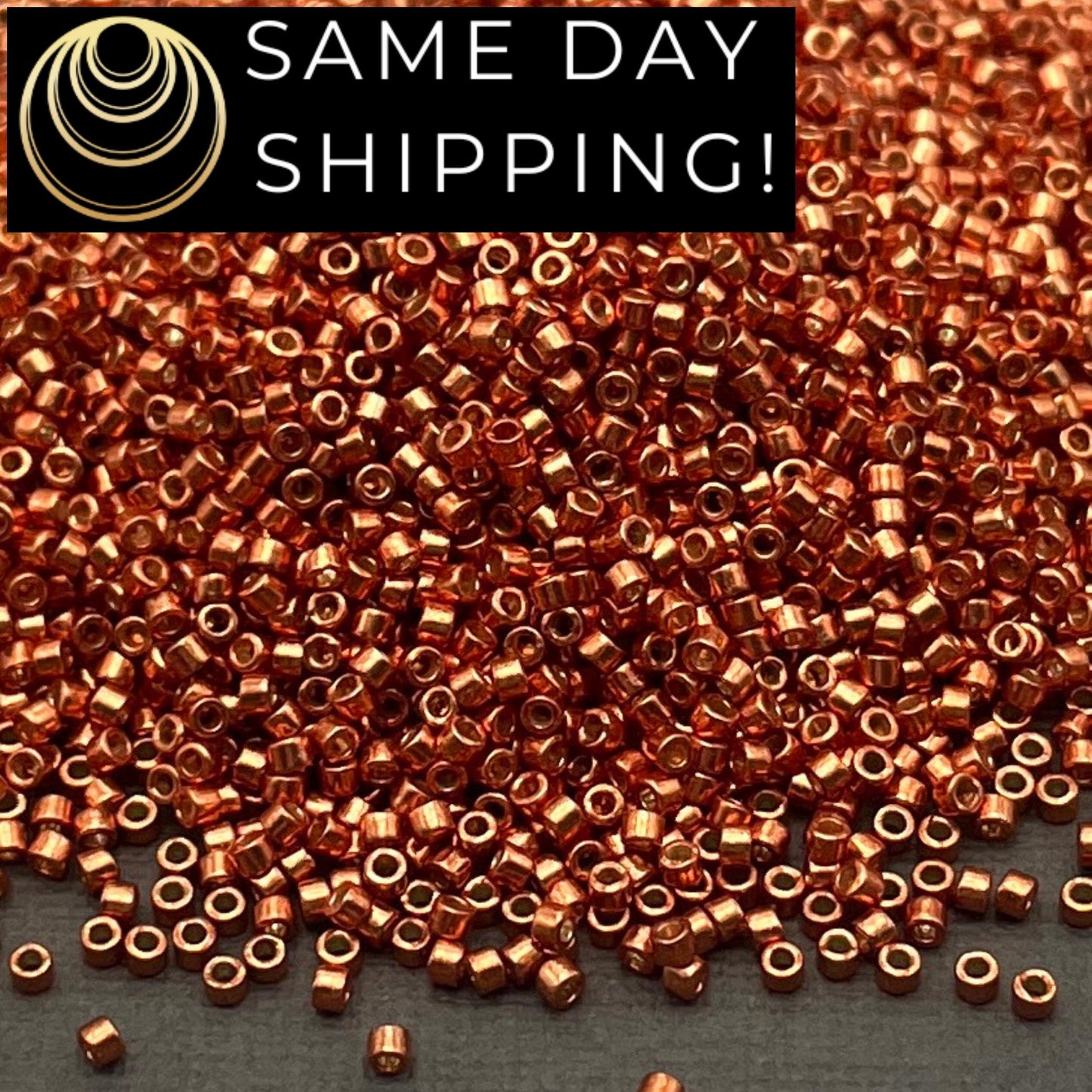 DB1837 SAME DAY SHIPPING! 1 Gram up to 20 Grams Miyuki 11/0 Delica Beads Duracoat Galvanized Pink Blush -Free Container!