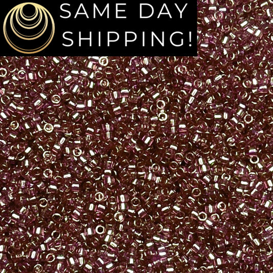 DB0108 SAME DAY SHIPPING! 1 Gram up to 20 Grams Miyuki 11/0 Delica Beads Cinnamon Gold Luster DB108 -Free Container!