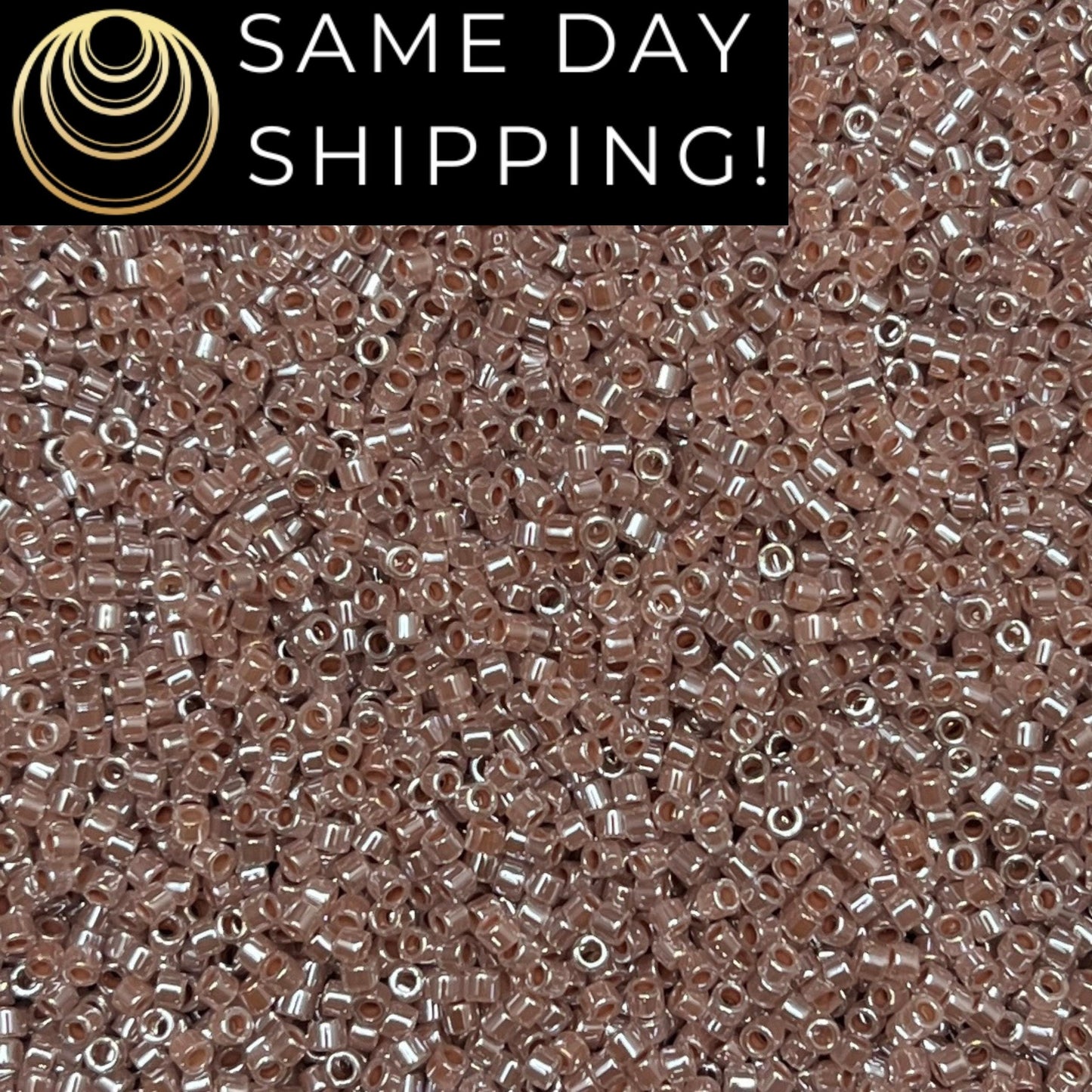 DB0256 11/0 Miyuki Delica Beads Light Cinnamon Ceylon