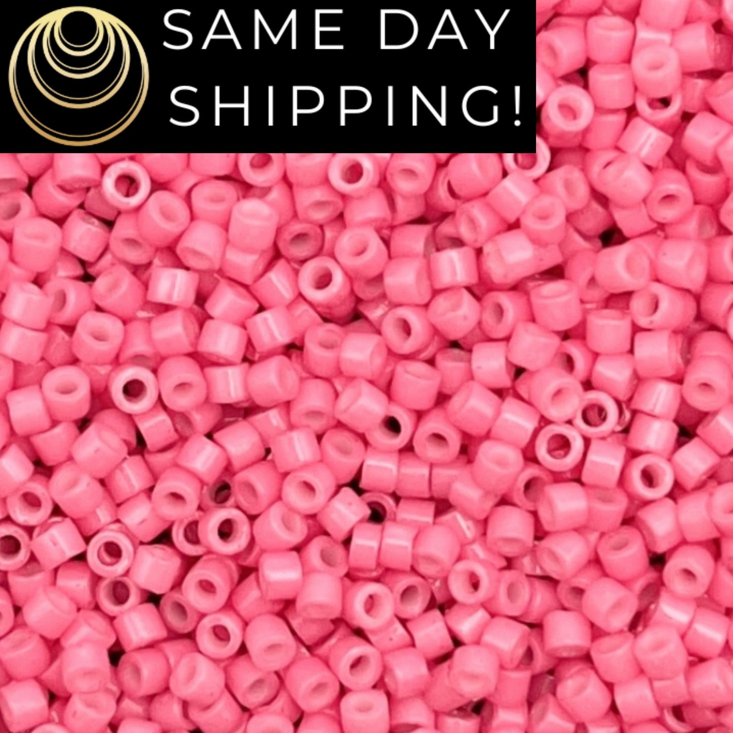DB2117 11/0 Miyuki Delica Beads Duracoat Opaque Carnation
