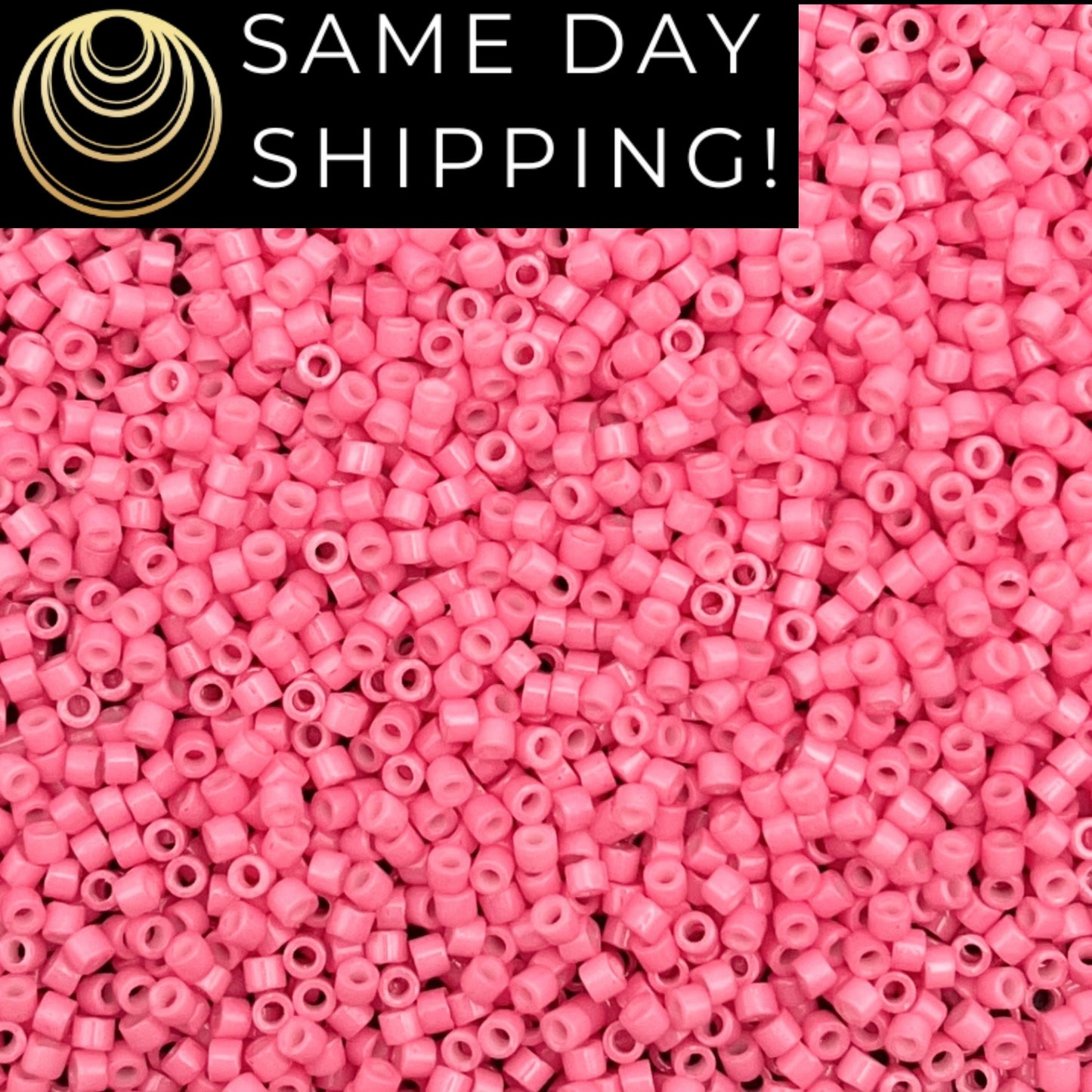 DB2117 11/0 Miyuki Delica Beads Duracoat Opaque Carnation