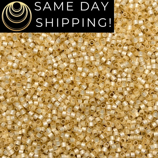 DB2186 (1 gram-20 grams) Miyuki Size 11/0 Delica Beads Duracoat Semi Frosted Silver Lined Dyed Vinho-Free Container! Same Day Shipping!