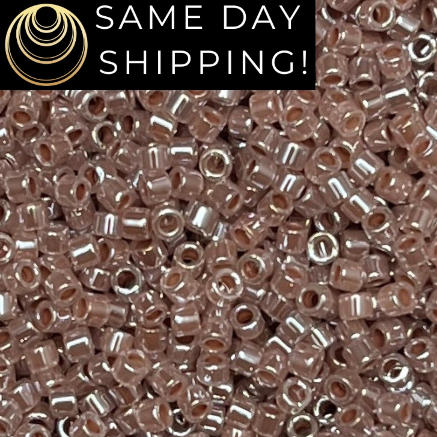 DB0256 11/0 Miyuki Delica Beads Light Cinnamon Ceylon