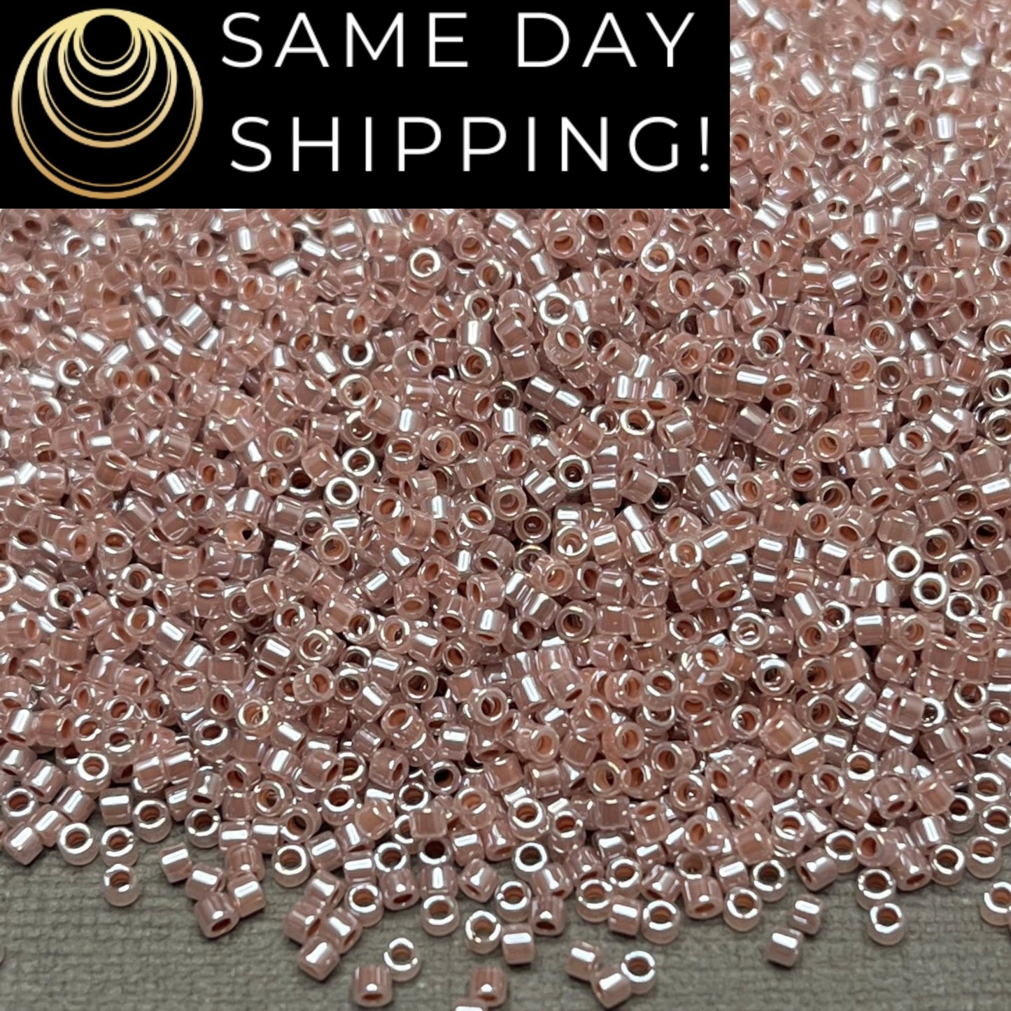 DB0256 11/0 Miyuki Delica Beads Light Cinnamon Ceylon