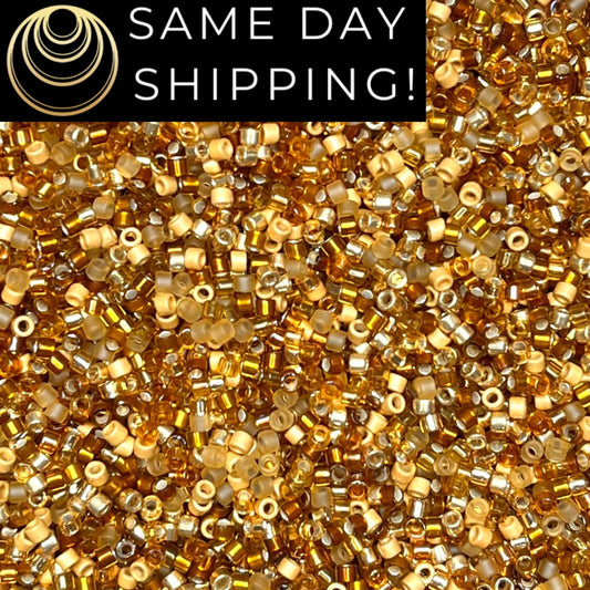 DBMIX9058 11/0 Miyuki Delica Beads Midas Touch Mix