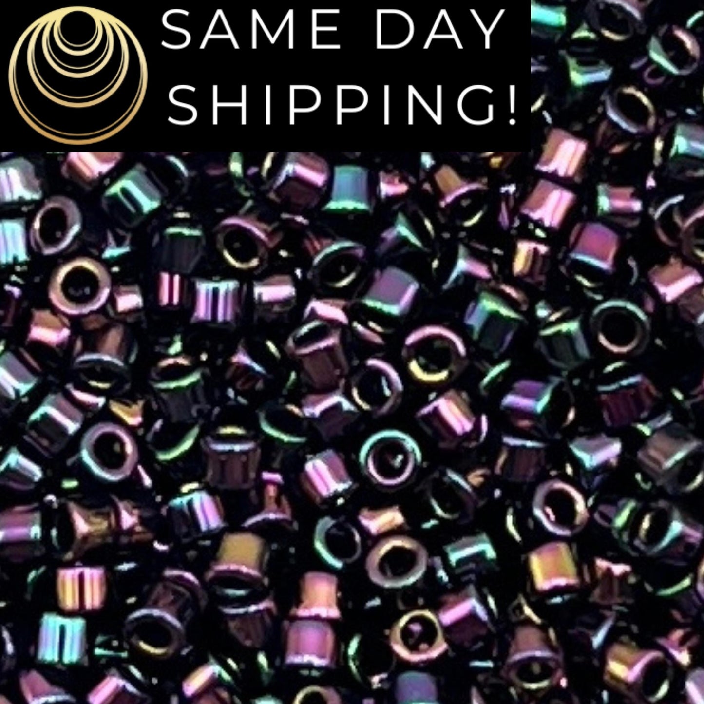 DB004 11/0 Miyuki Delica Beads Dark Plum Iris