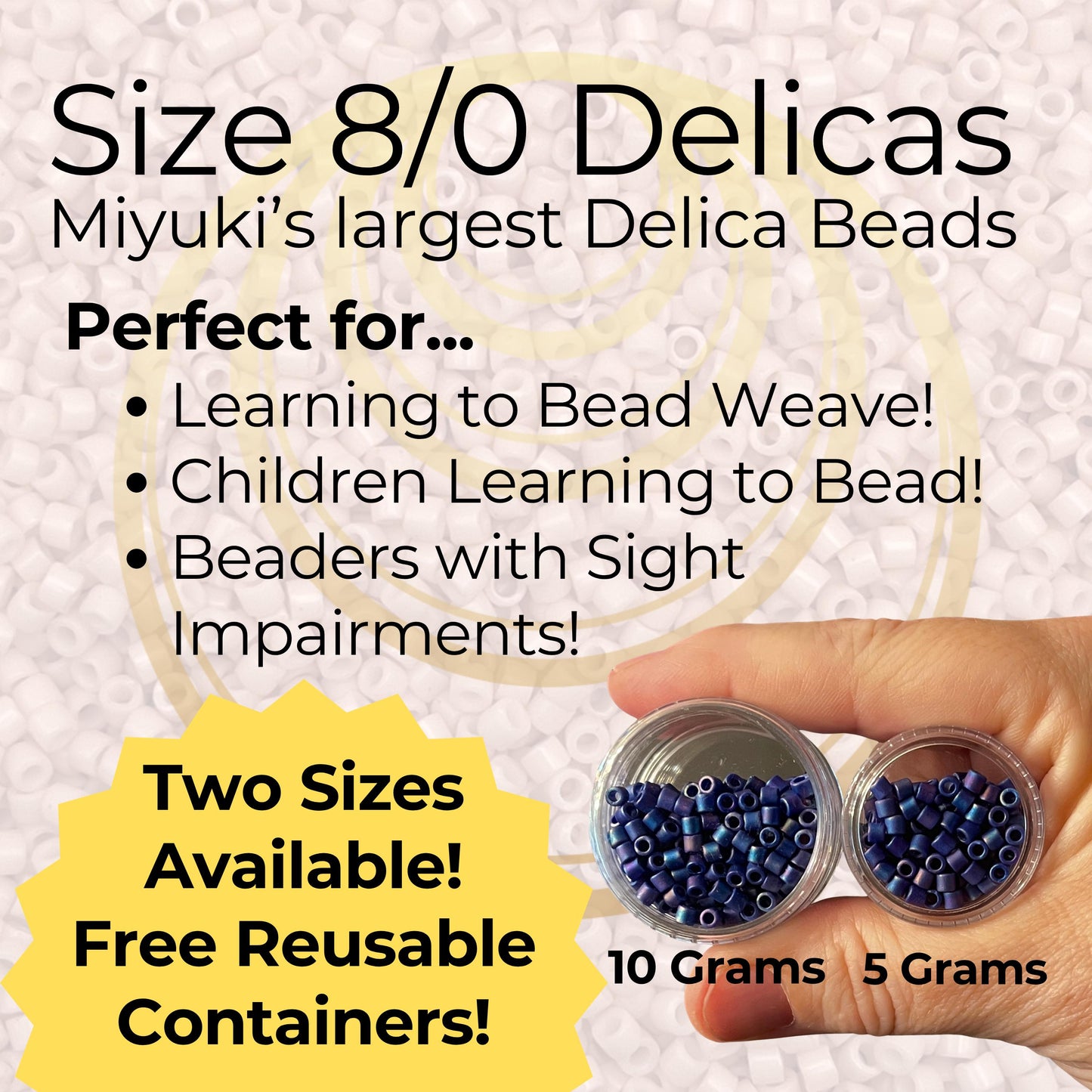 DBL0162 8/0 LARGE Miyuki Delica Beads Opaque Red AB