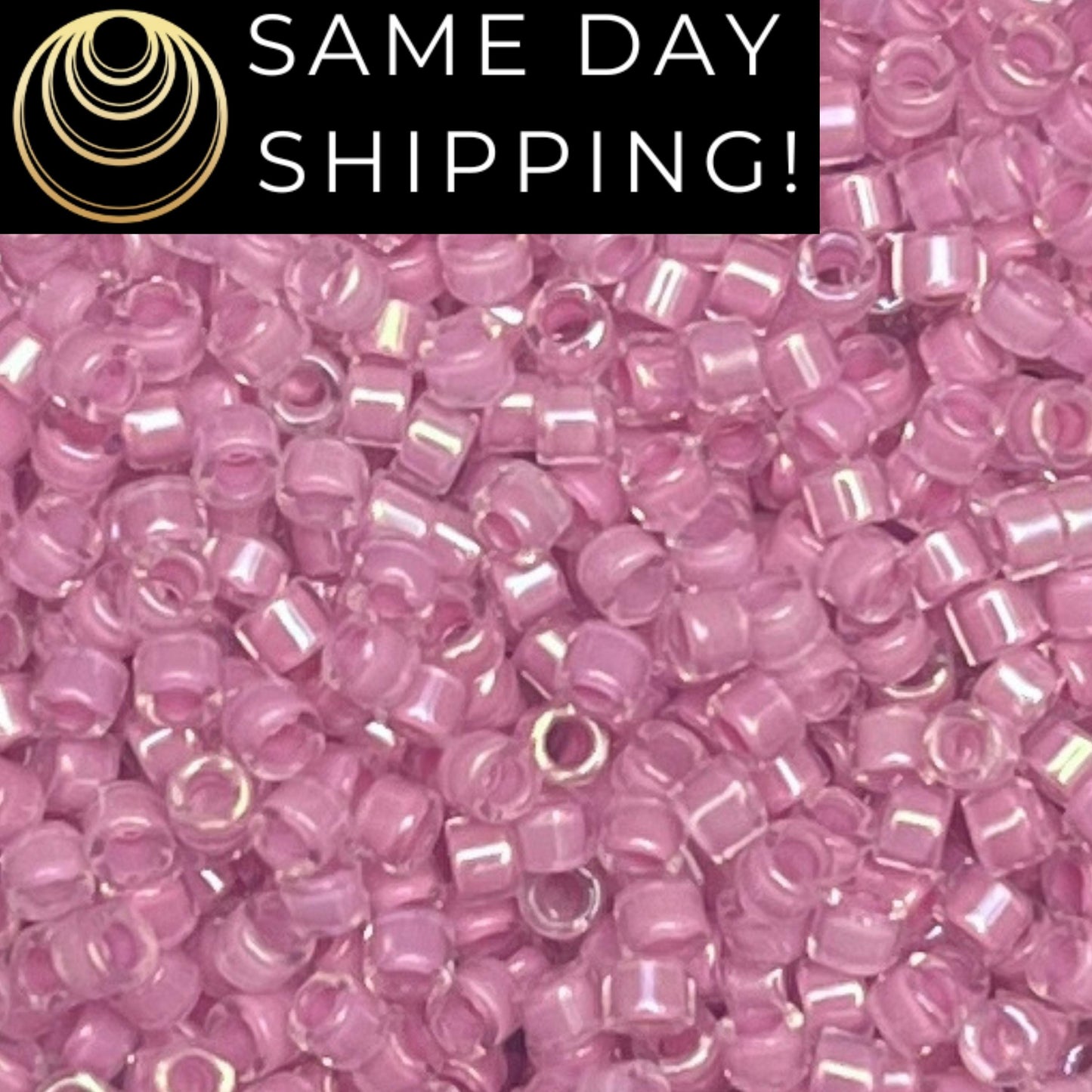 DB0072 11/0 Miyuki Delica Beads Orchid Lined Crystal Luster