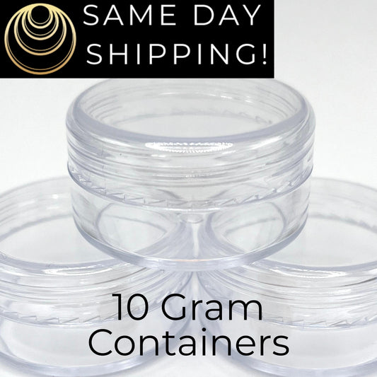10 gram Clear Seed Bead Storage Containers