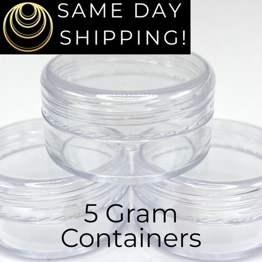 05 gram Clear Seed Bead Storage Containers
