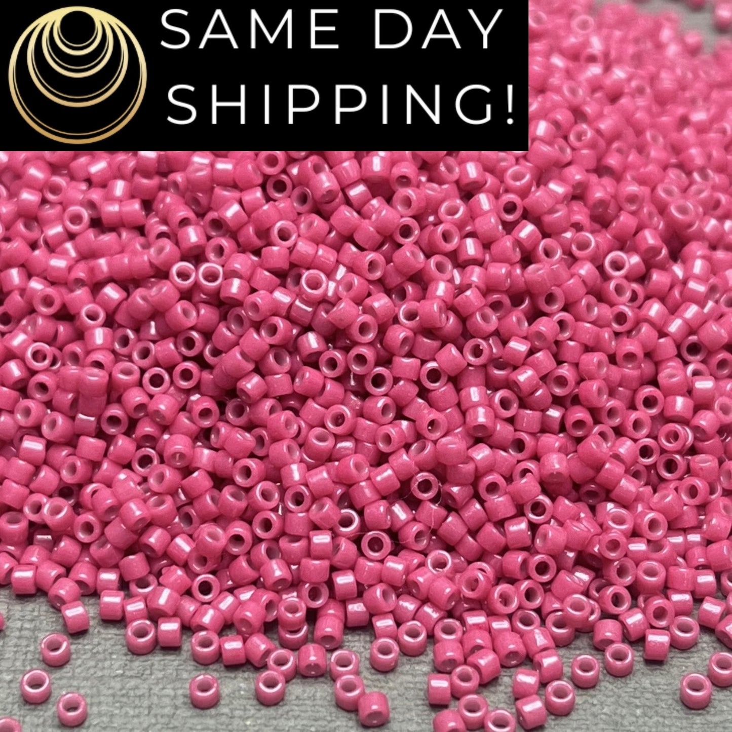 DB2353 11/0 Miyuki Delica Beads Duracoat Opaque Dyed Cherry Blossom