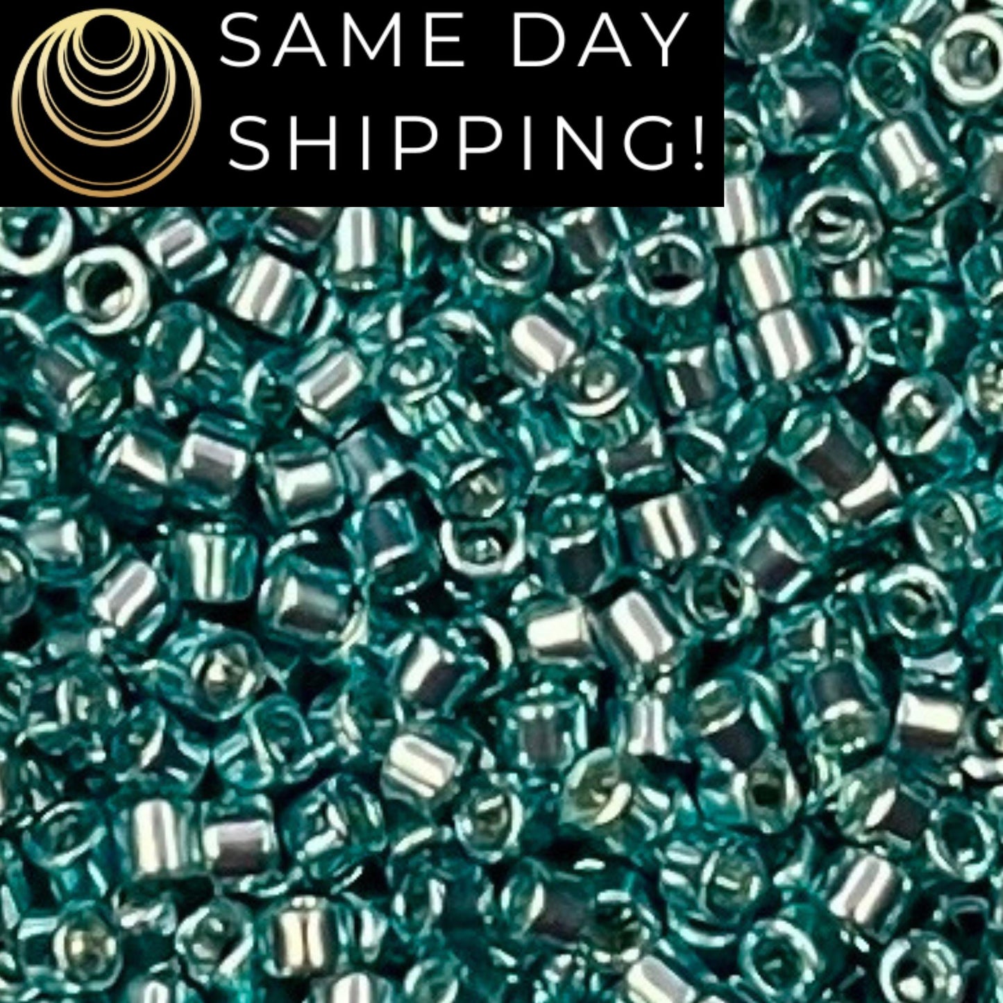 DB0415 11/0 Miyuki Delica Beads Galvanized Turquoise Green