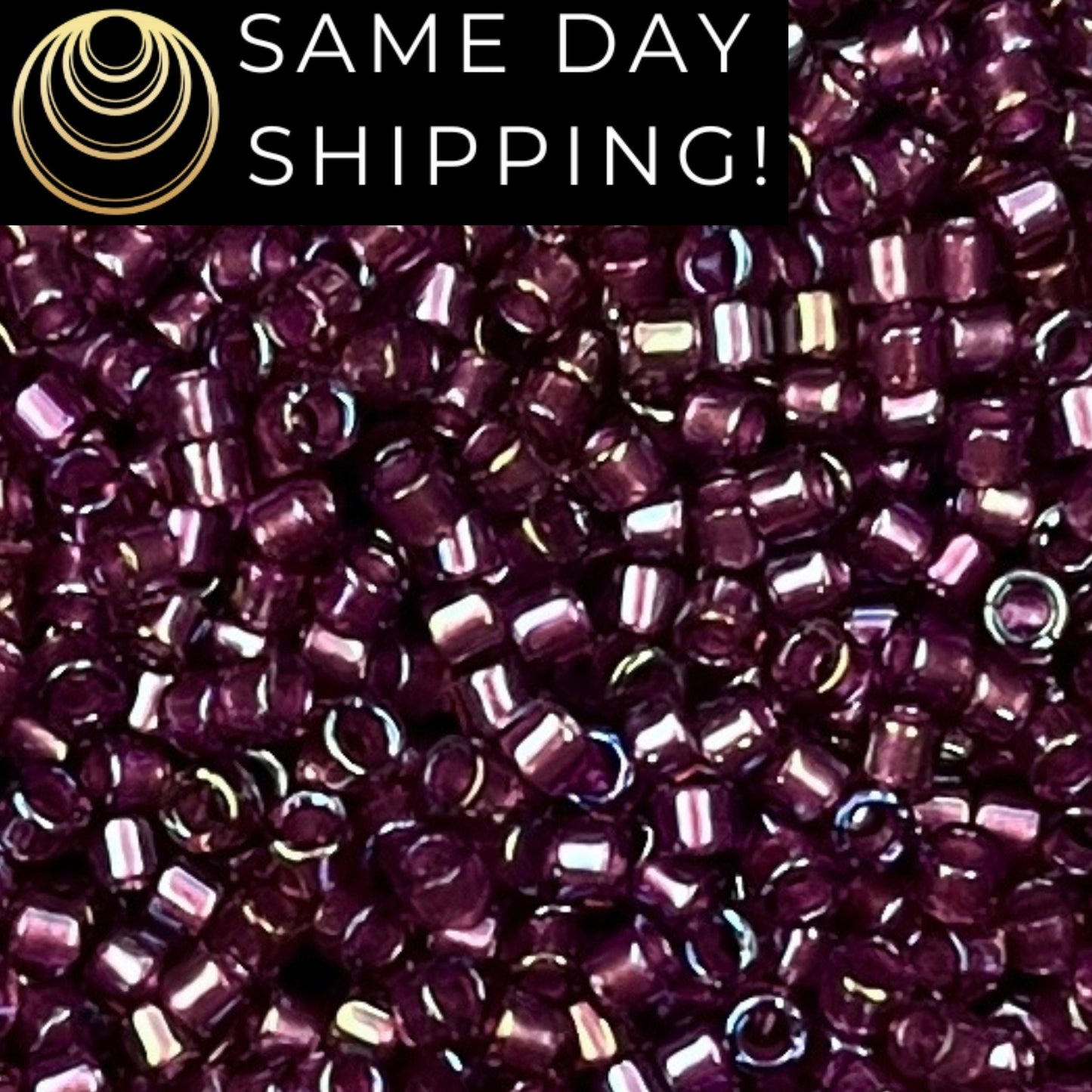 DB2390 11/0 Miyuki Delica Beads Inside Dyed Brandy