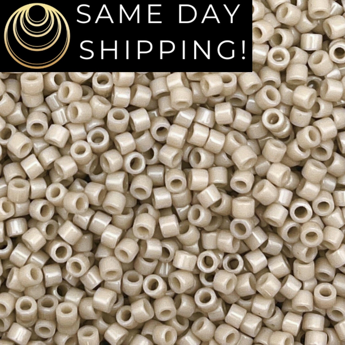 DB0261 11/0 Miyuki Delica Beads Opaque Linen Luster