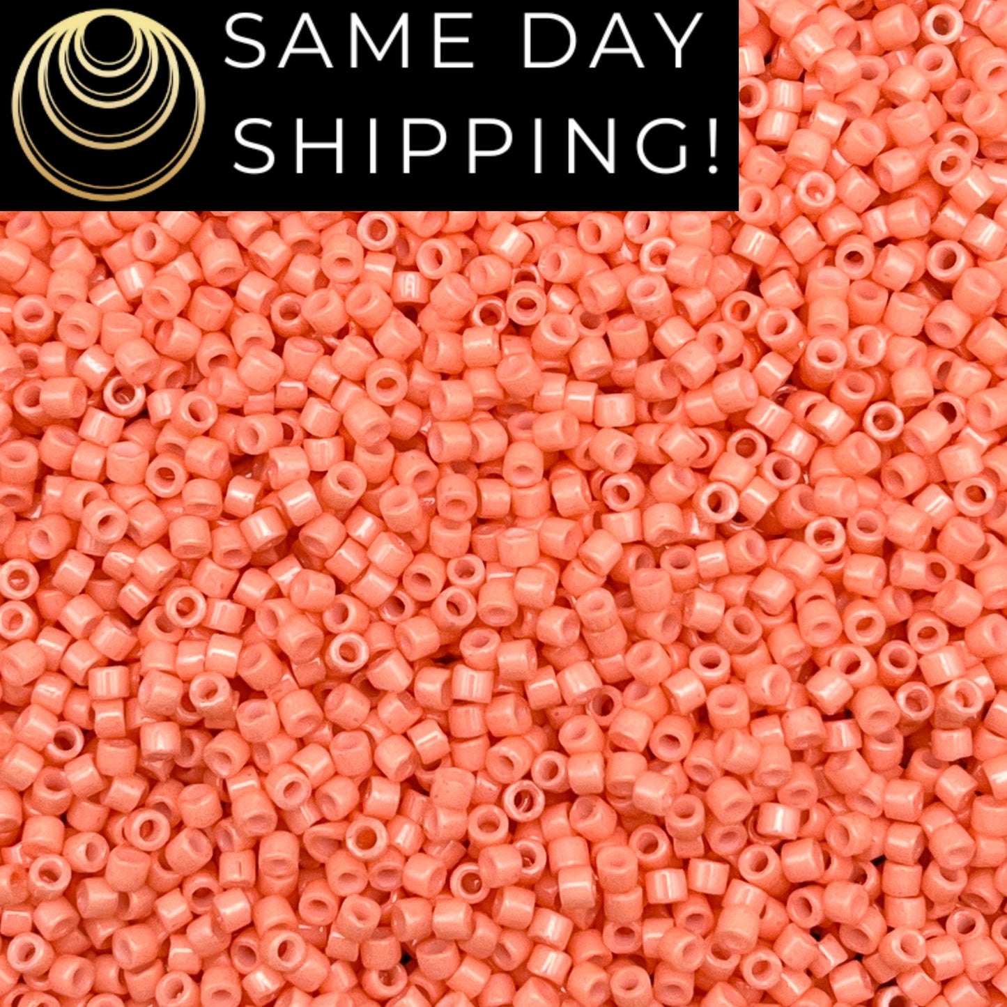 DB2112 11/0 Miyuki Delica Beads Duracoat Opaque Dark Salmon