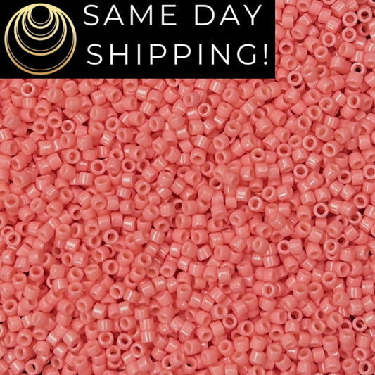 DB2113 11/0 Miyuki Delica Beads Duracoat Opaque Lychee