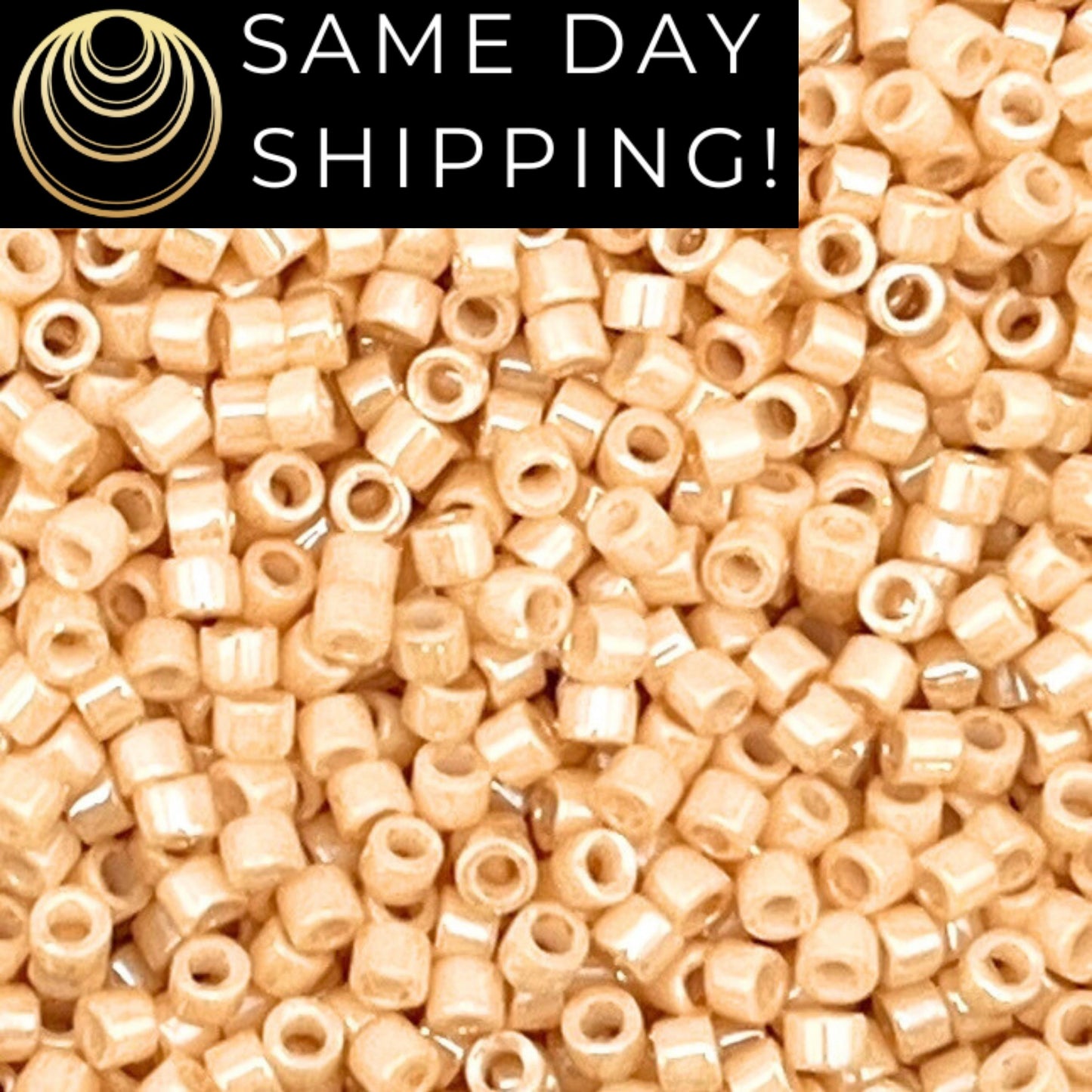 DB0205 11/0 Miyuki Delica Beads Light Caramel Ceylon