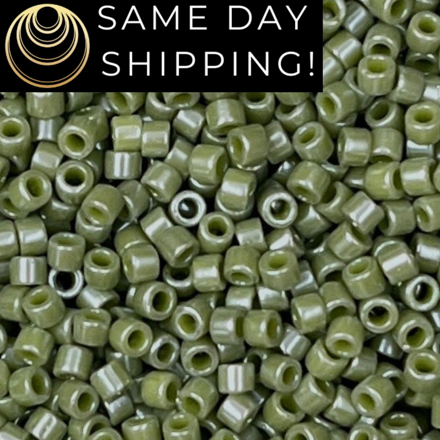 DB0263 11/0 Miyuki Delica Beads Opaque Cactus Luster