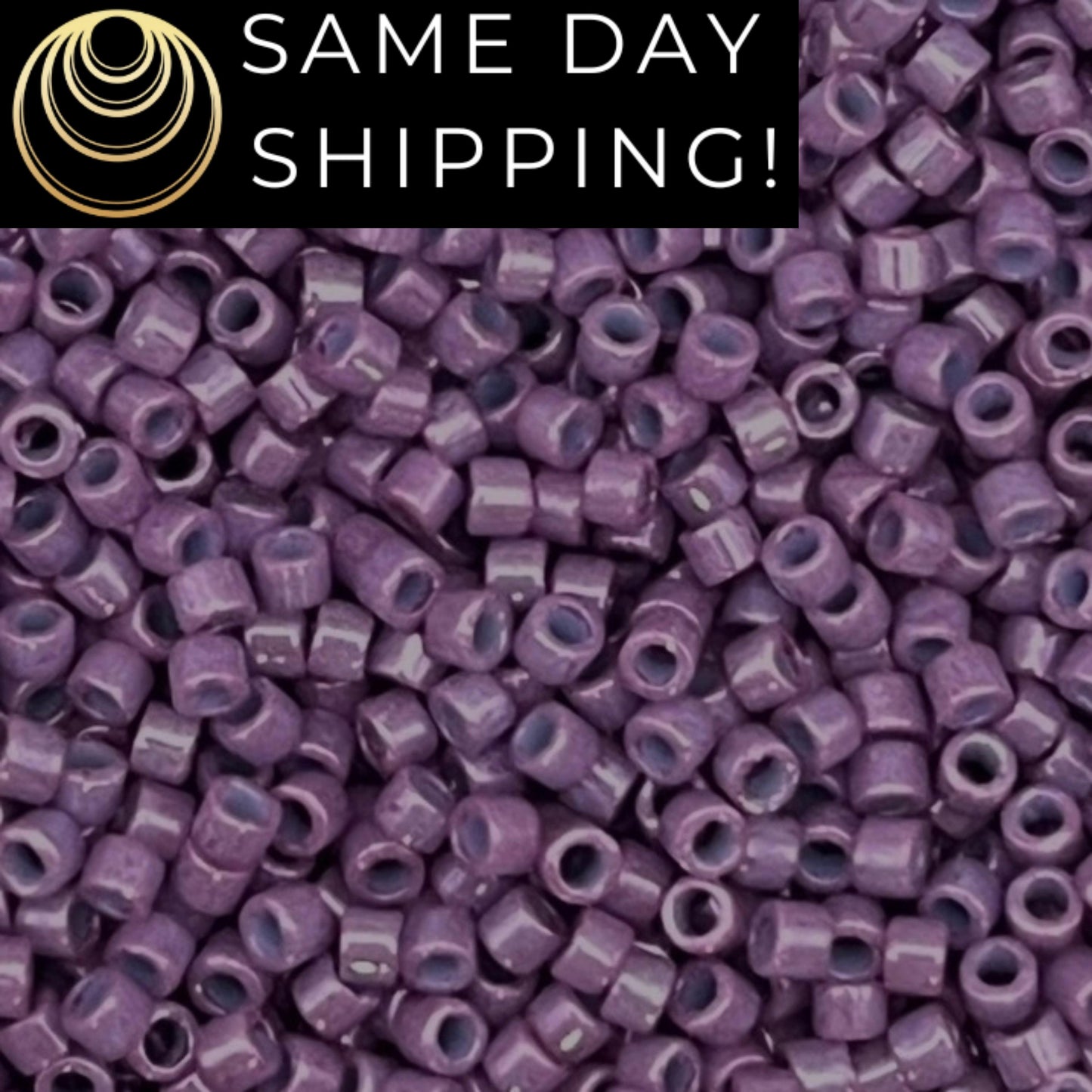 DB0660 11/0 Miyuki Delica Beads Dyed Opaque Dark Orchid