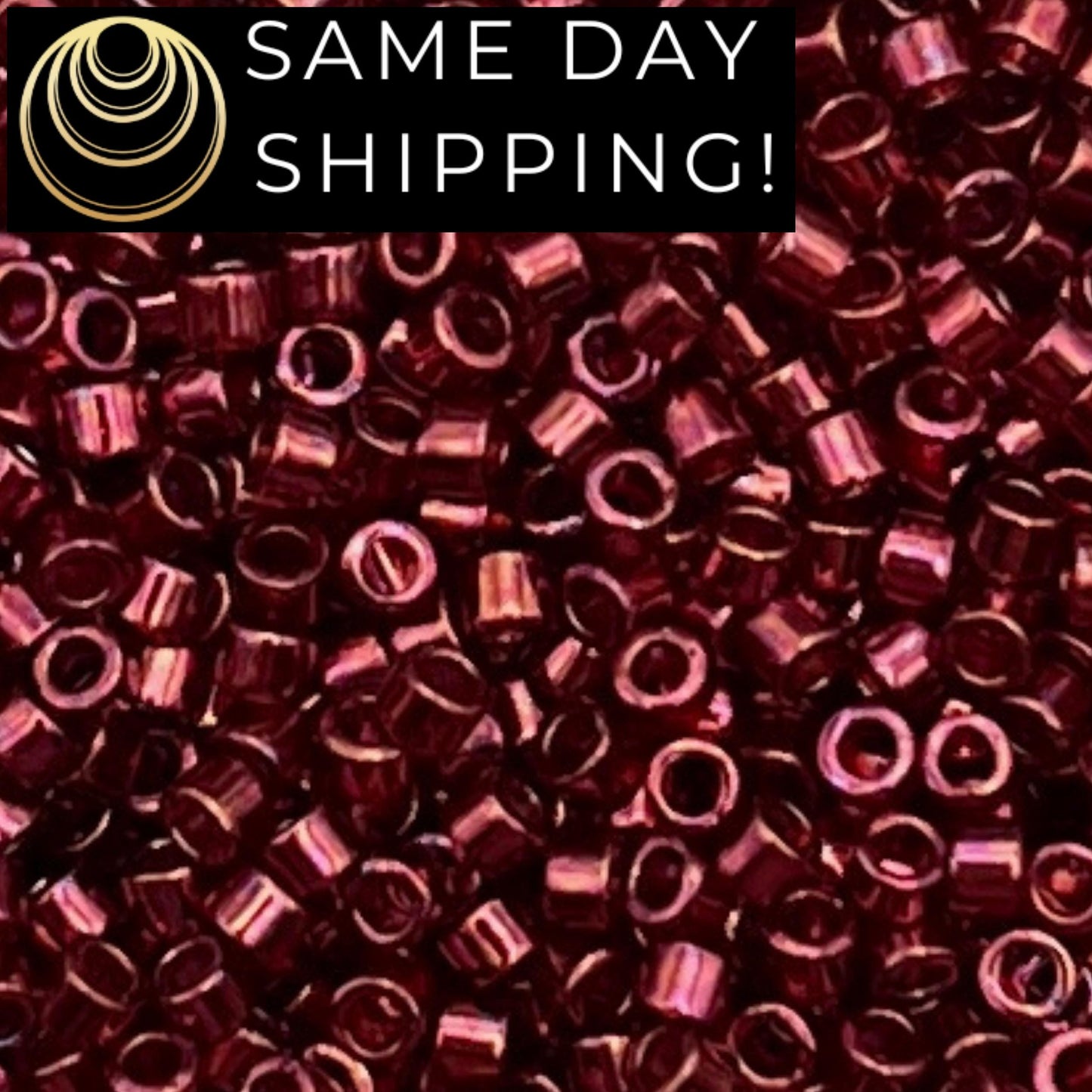 DB0116 11/0 Miyuki Delica Beads Wine Gold Luster