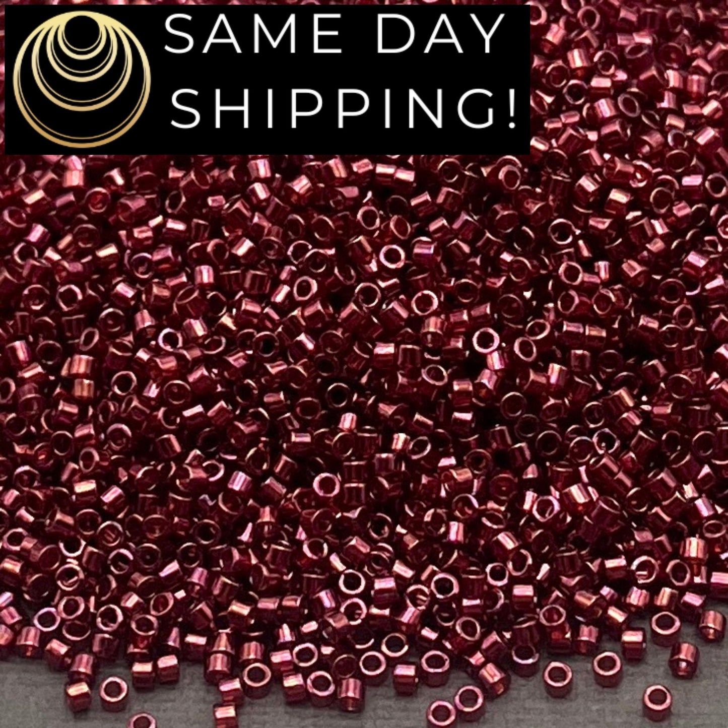 DB0116 11/0 Miyuki Delica Beads Wine Gold Luster