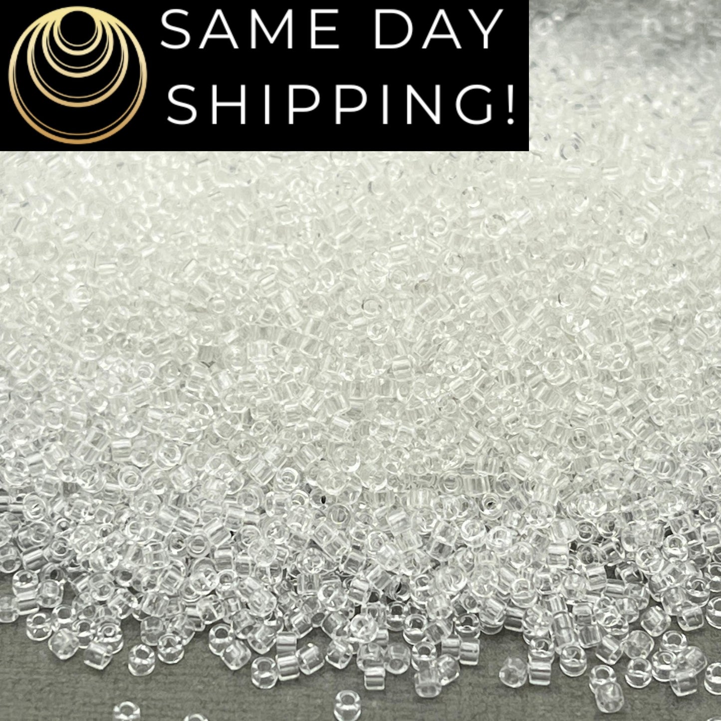 DB0141 11/0 Miyuki Delica Beads Crystal