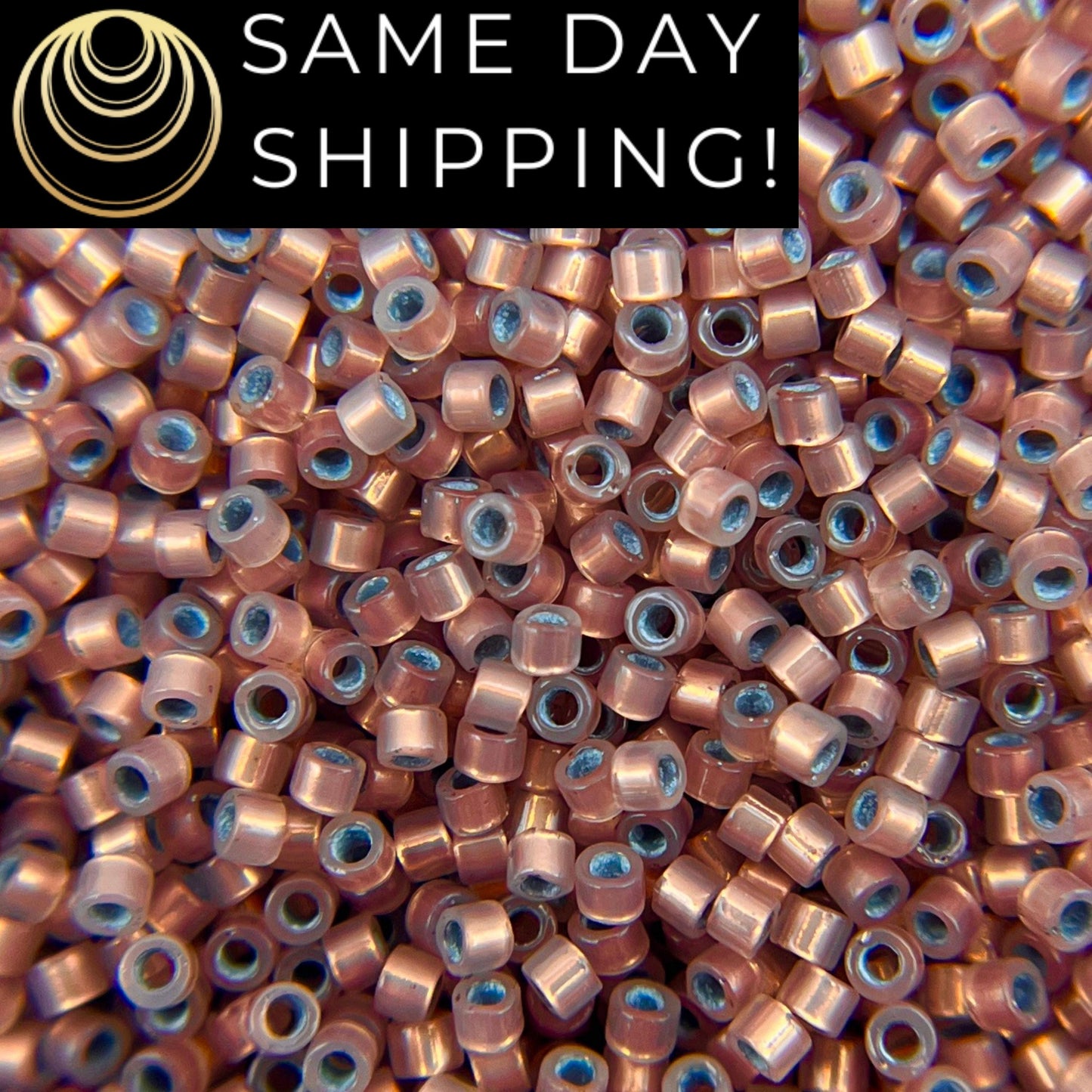 DB0191 11/0 Miyuki Delica Beads Copper Lined Opal